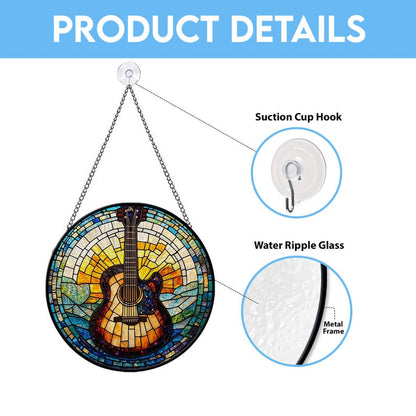 Musical Instrument Stained Glass Suncatcher