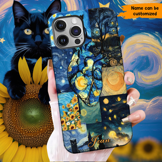 Soul in Bloom – Personalized Stary Night Phone Case