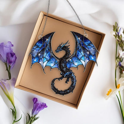 Blue Dragon Acrylic Window Hanging