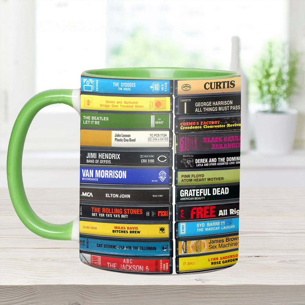 Music from 1970 Cassette Accent Mug