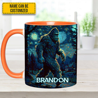 Night Walker - Personalized Bigfoot Accent Mug