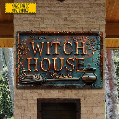 Witch House - Personalized Metal Sign