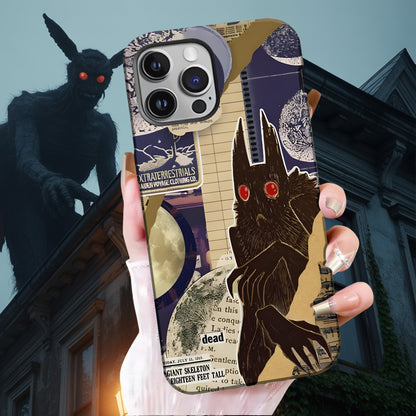 Cryptid Files Phone Case – Mothman Evidence Collage