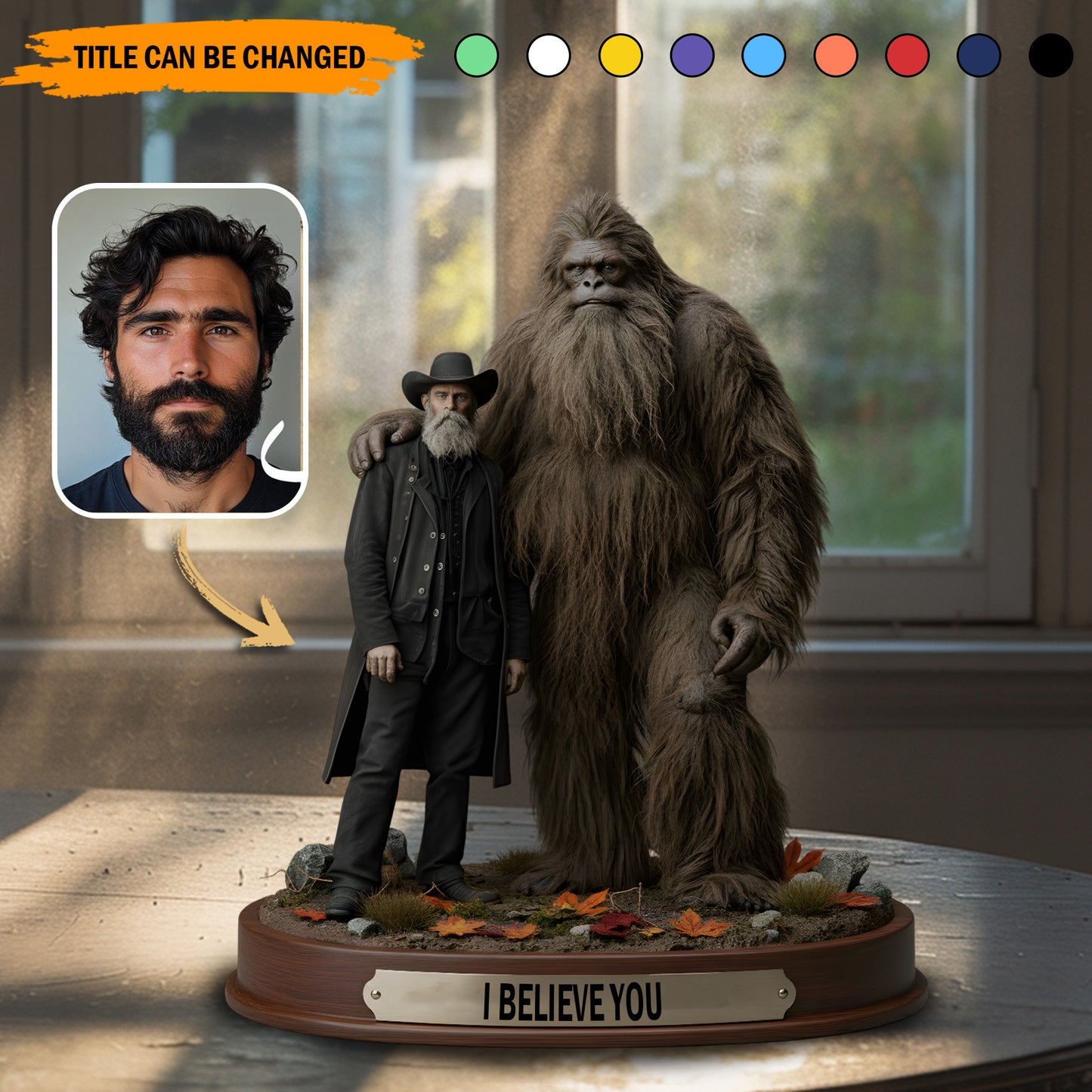 My Legendary Buddy – Personalized Bigfoot Friendship Acrylic Plaque