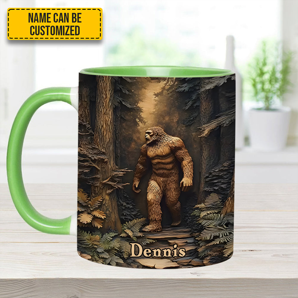 Legend in the Trees – Personalized Sasquatch Accent Mug
