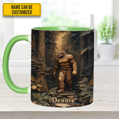 Legend in the Trees – Personalized Sasquatch Accent Mug