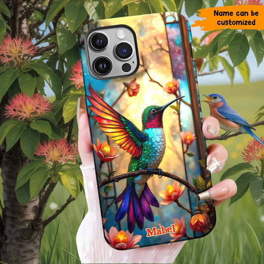 Personalized Beautiful Hummingbird Phone Case
