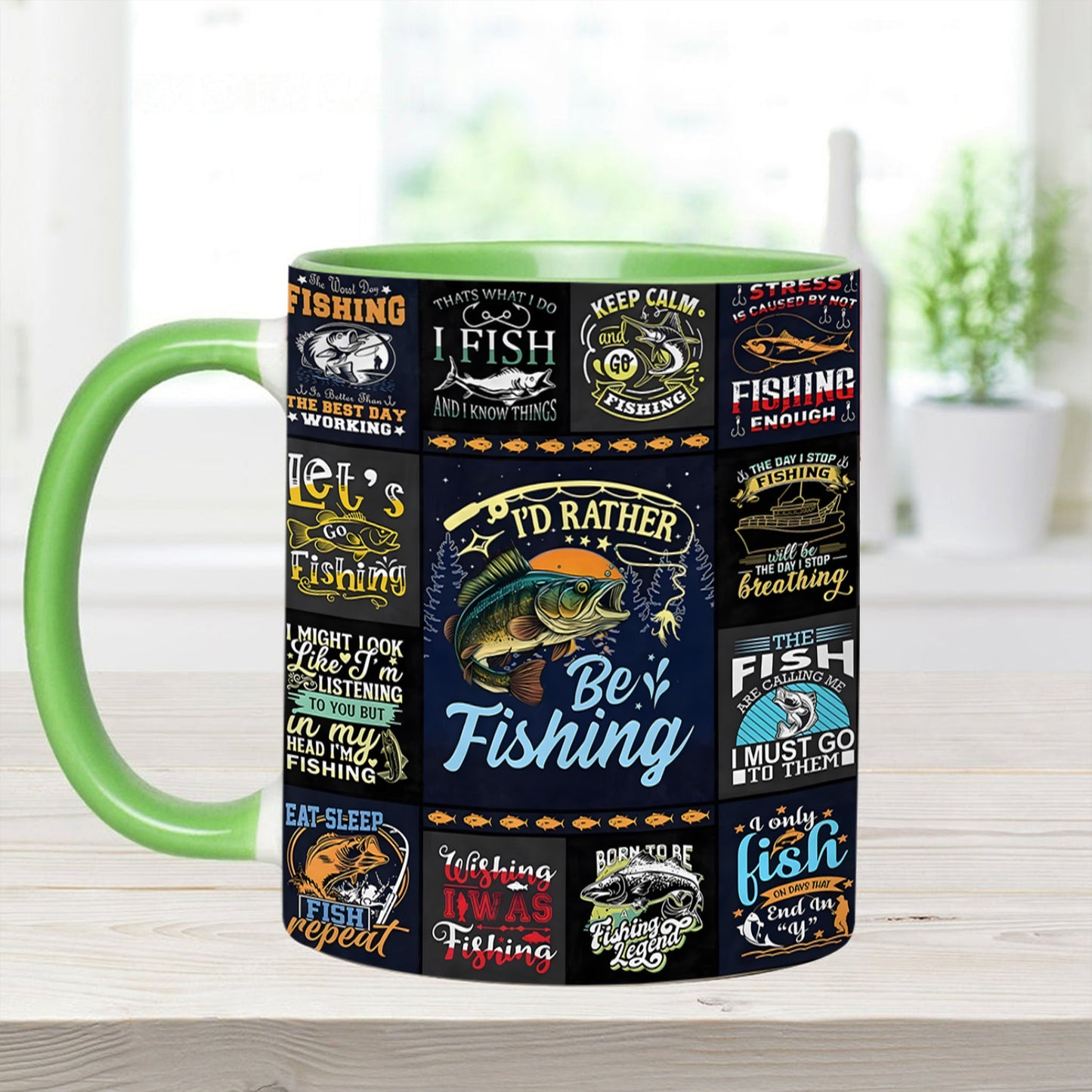 Fishing Collection Accent Mug