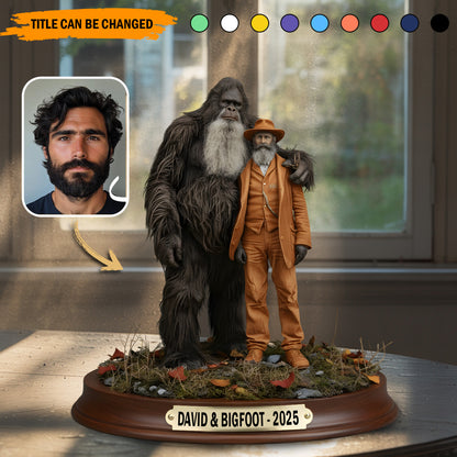 Bigfoot & Me – Personalized Best Friend Acrylic Plaque