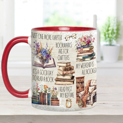 Just A Girl Who Loves Books Accent Mug
