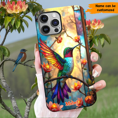 Personalized Beautiful Hummingbird Phone Case