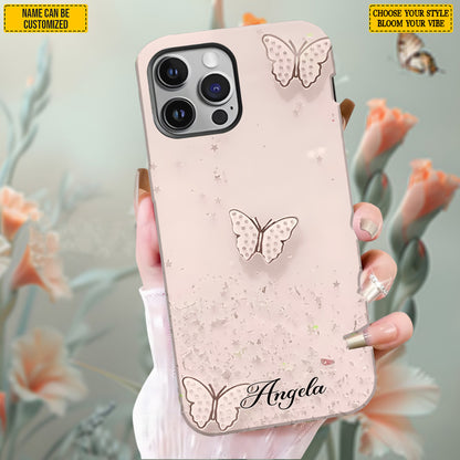 Beautiful Butterfly- Personalized Phone Case