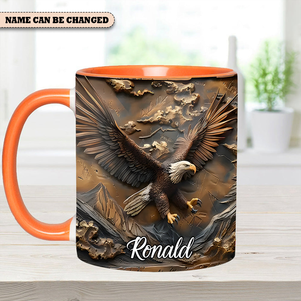 Love Eagle - Personalized Eagle Accent Mug