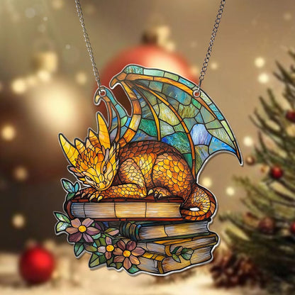 Dragon Books  ACRYLIC Window Hanging