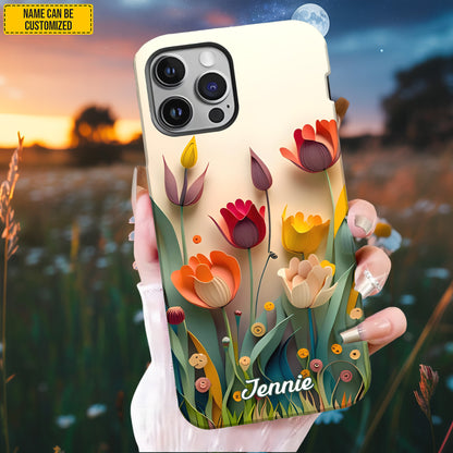 Love Flowers - Personalized Phone Case