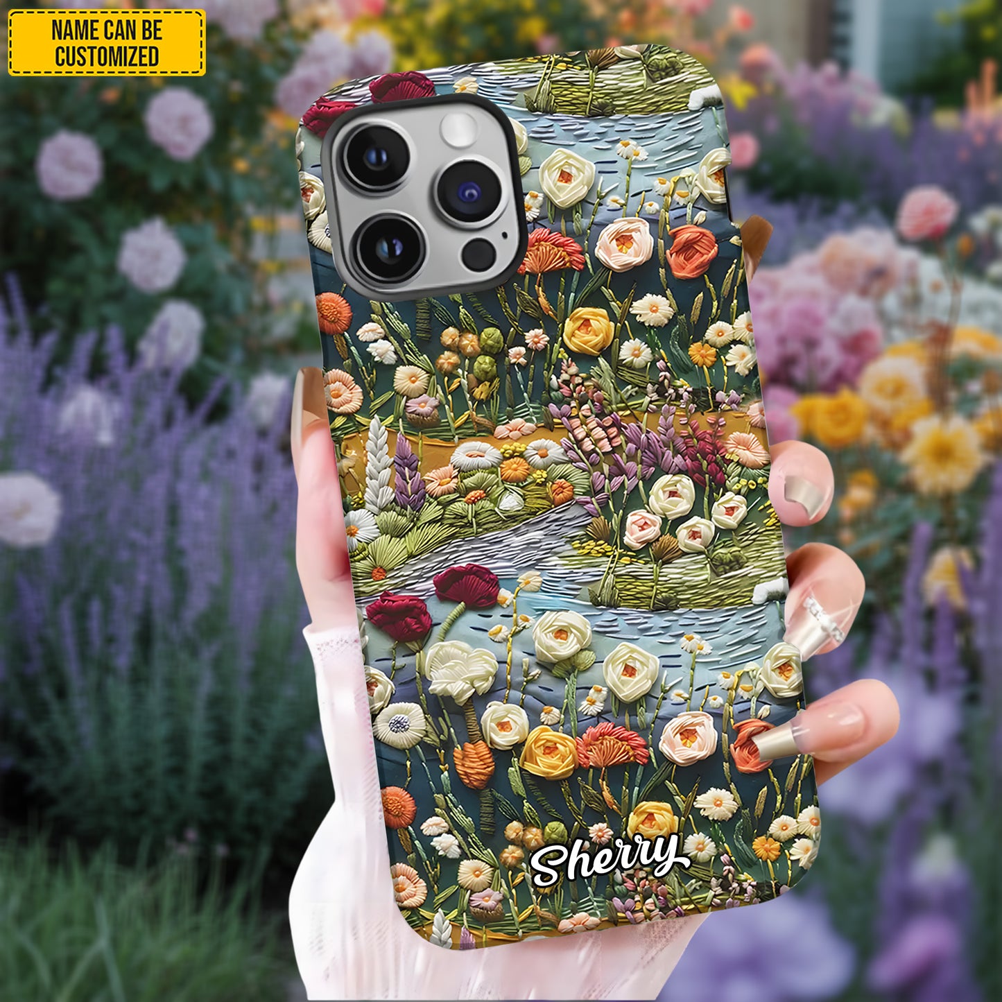 Personalized Floral Wildflower Meadow Phone Case