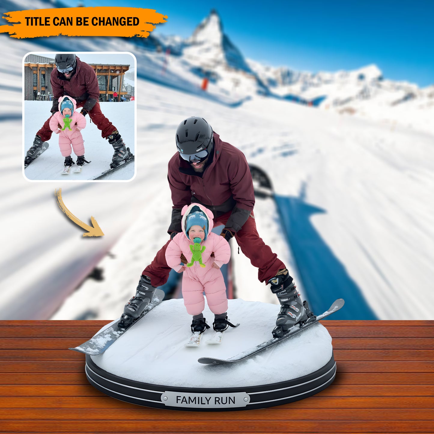 Peak Moments – Personalized Photo Acrylic Plaque