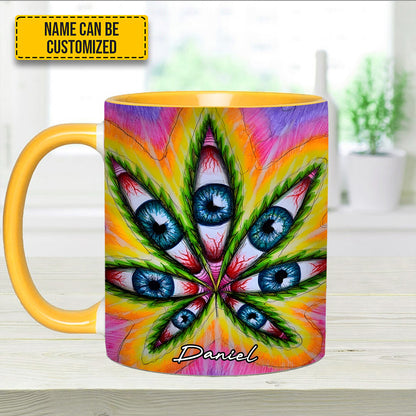 Vision Leaf – Personalized Psychedelic Accent Mug