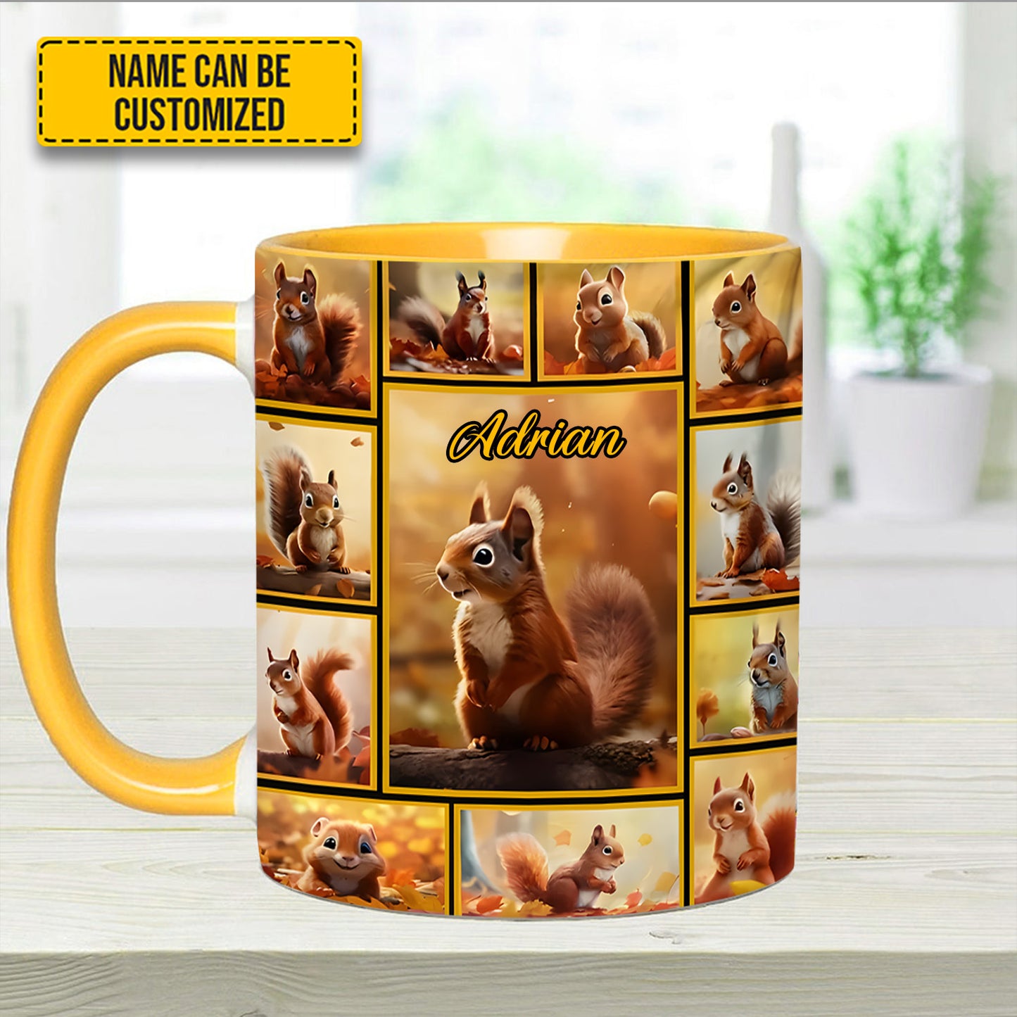 Squirrel Collection - Personalized Accent Mug