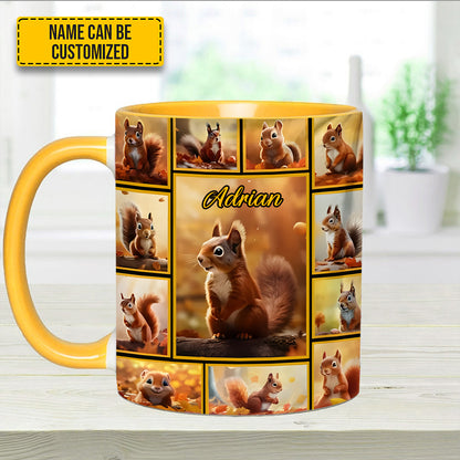 Squirrel Collection - Personalized Accent Mug