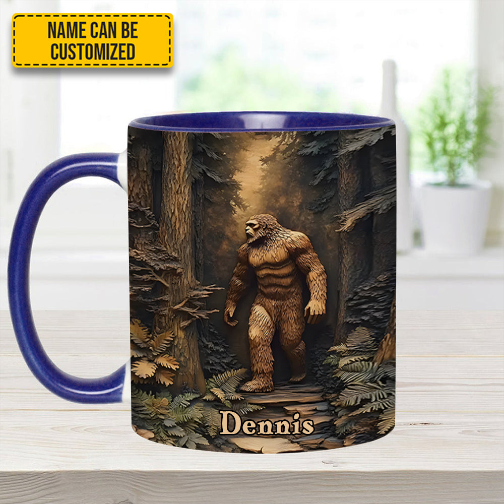 Legend in the Trees – Personalized Sasquatch Accent Mug