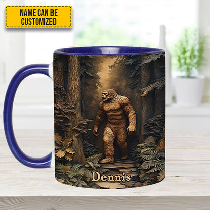 Legend in the Trees – Personalized Sasquatch Accent Mug