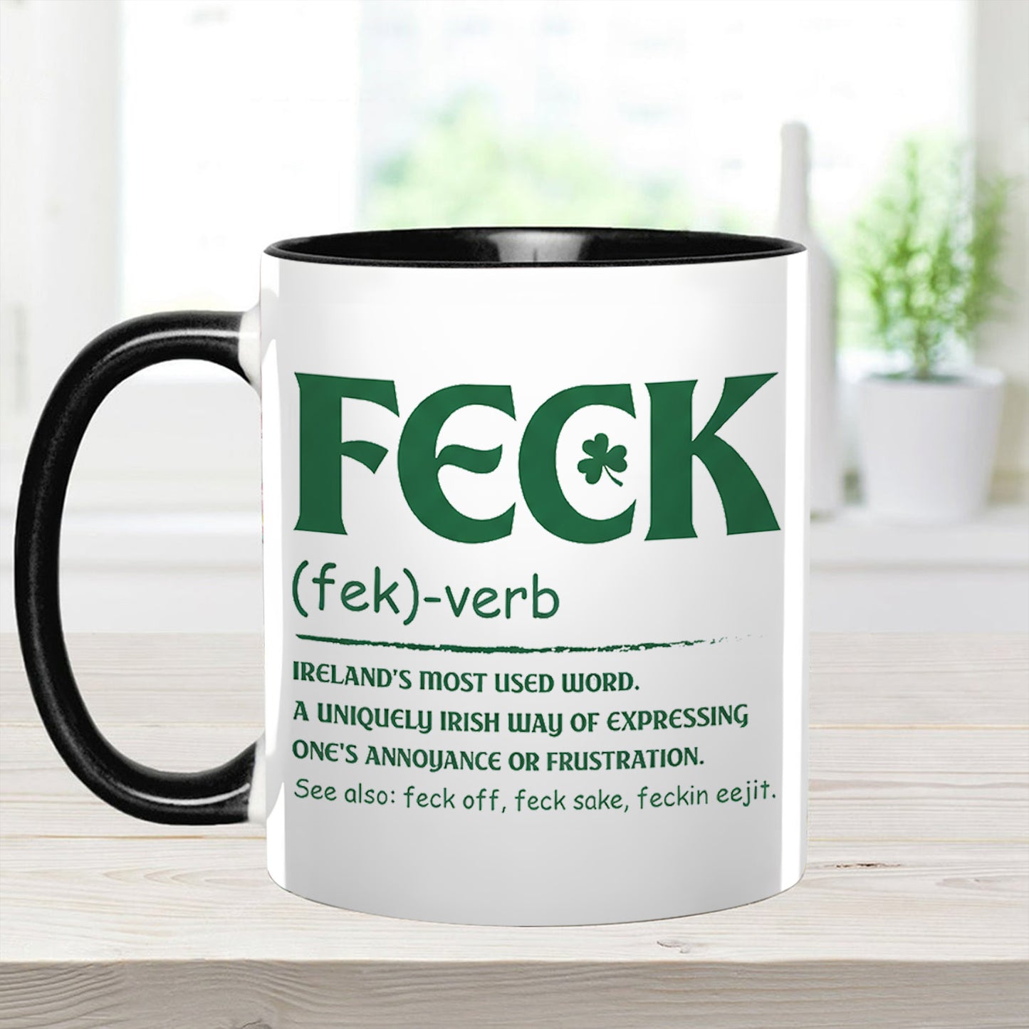 Funny Irish St. Patrick's Day - Accent Mug