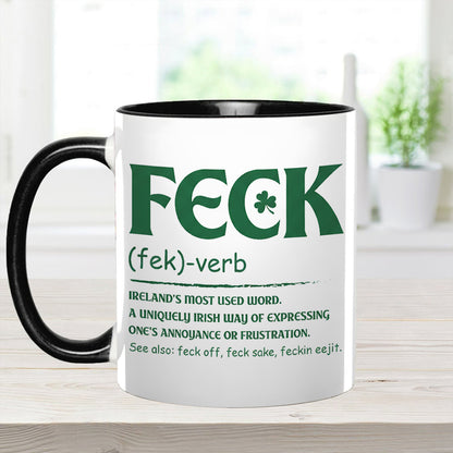 Funny Irish St. Patrick's Day - Accent Mug