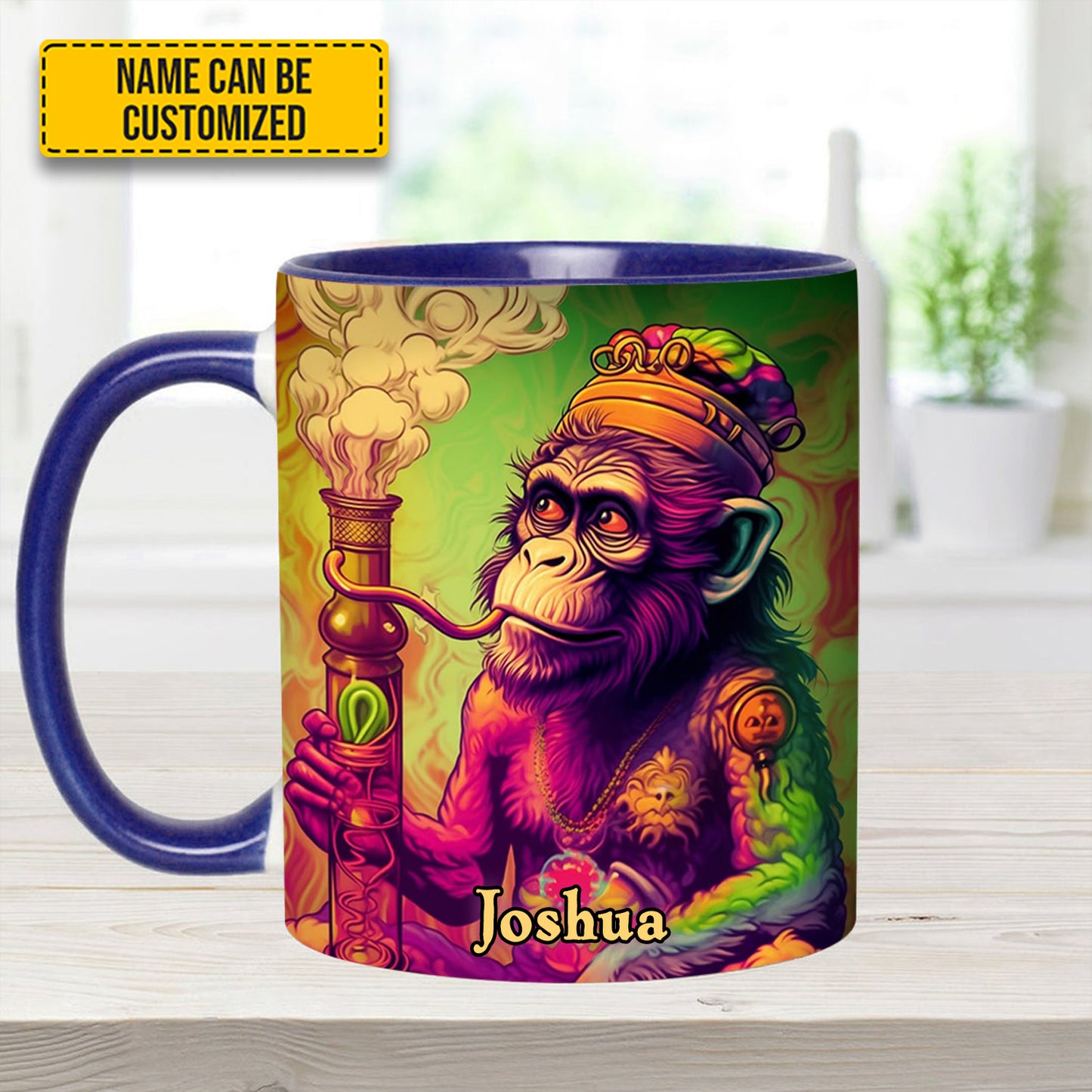High Vibes – Personalized Psychedelic Accent Mug