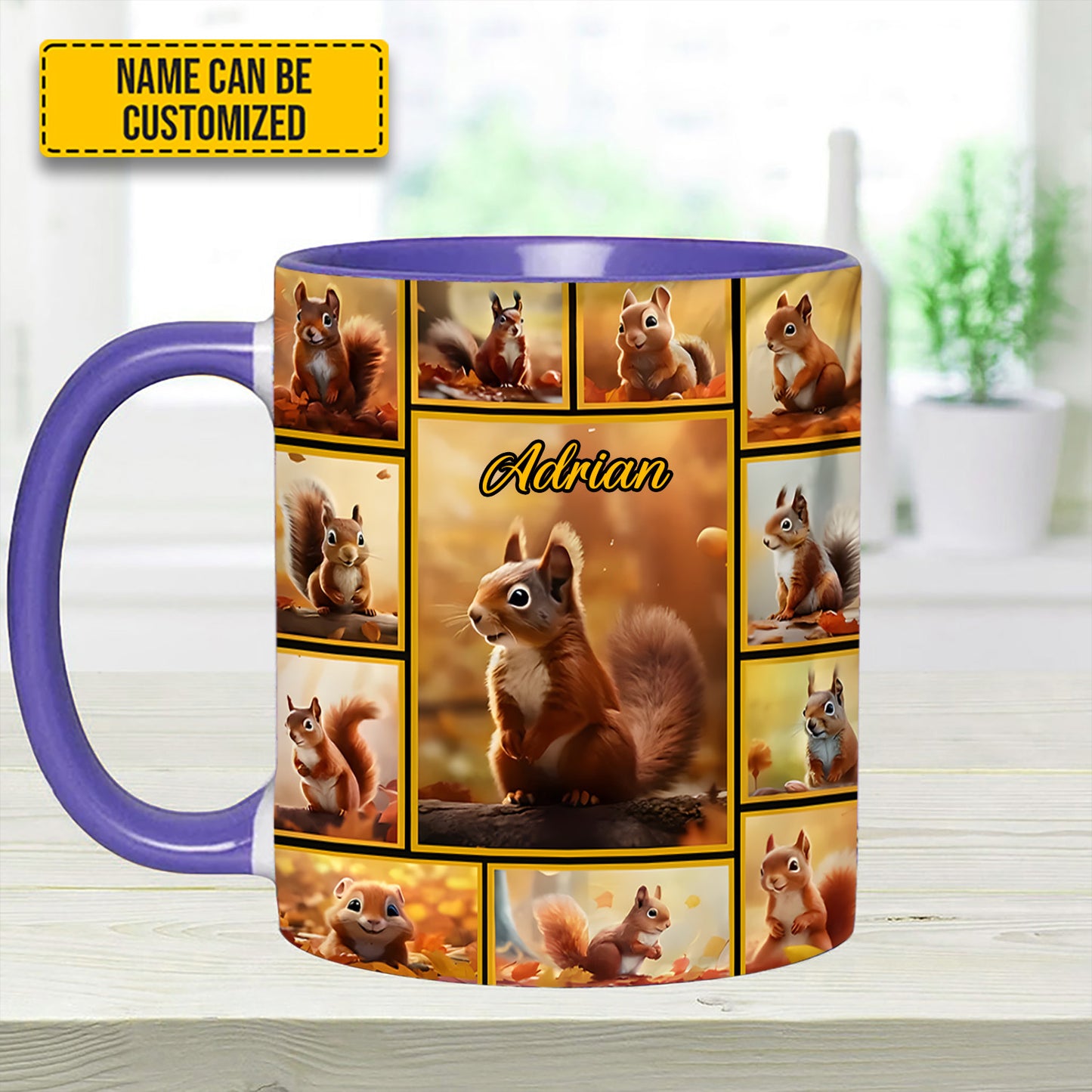 Squirrel Collection - Personalized Accent Mug