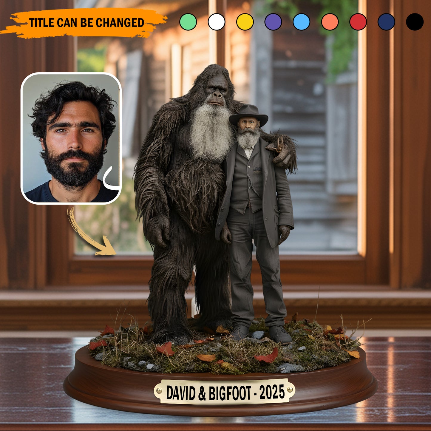 Bigfoot & Me – Personalized Best Friend Acrylic Plaque