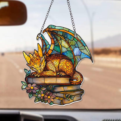 Dragon Books  ACRYLIC Window Hanging