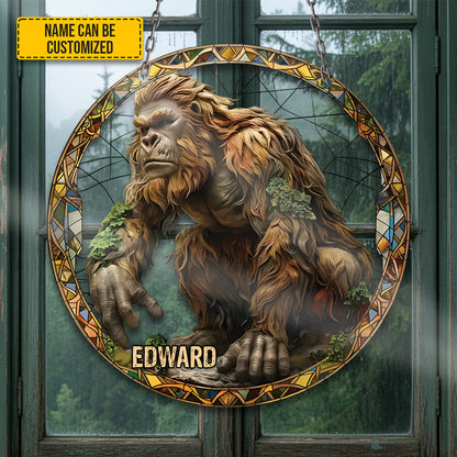 The Watcher – Personalized Bigfoot Acrylic Window