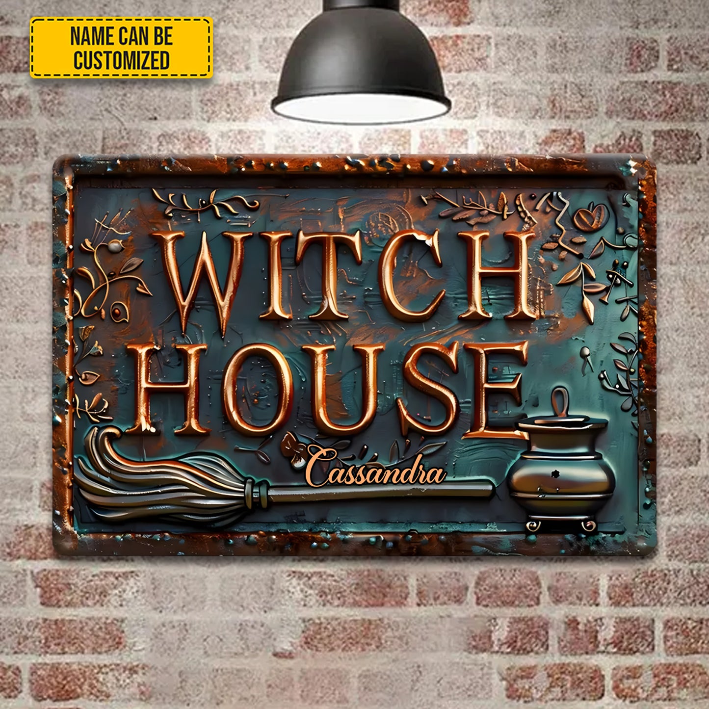 Witch House - Personalized Metal Sign