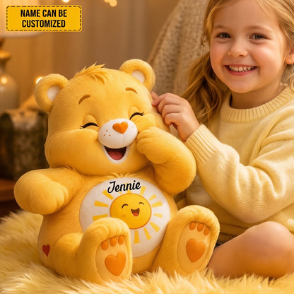 Personalized Smile Bear Pillow