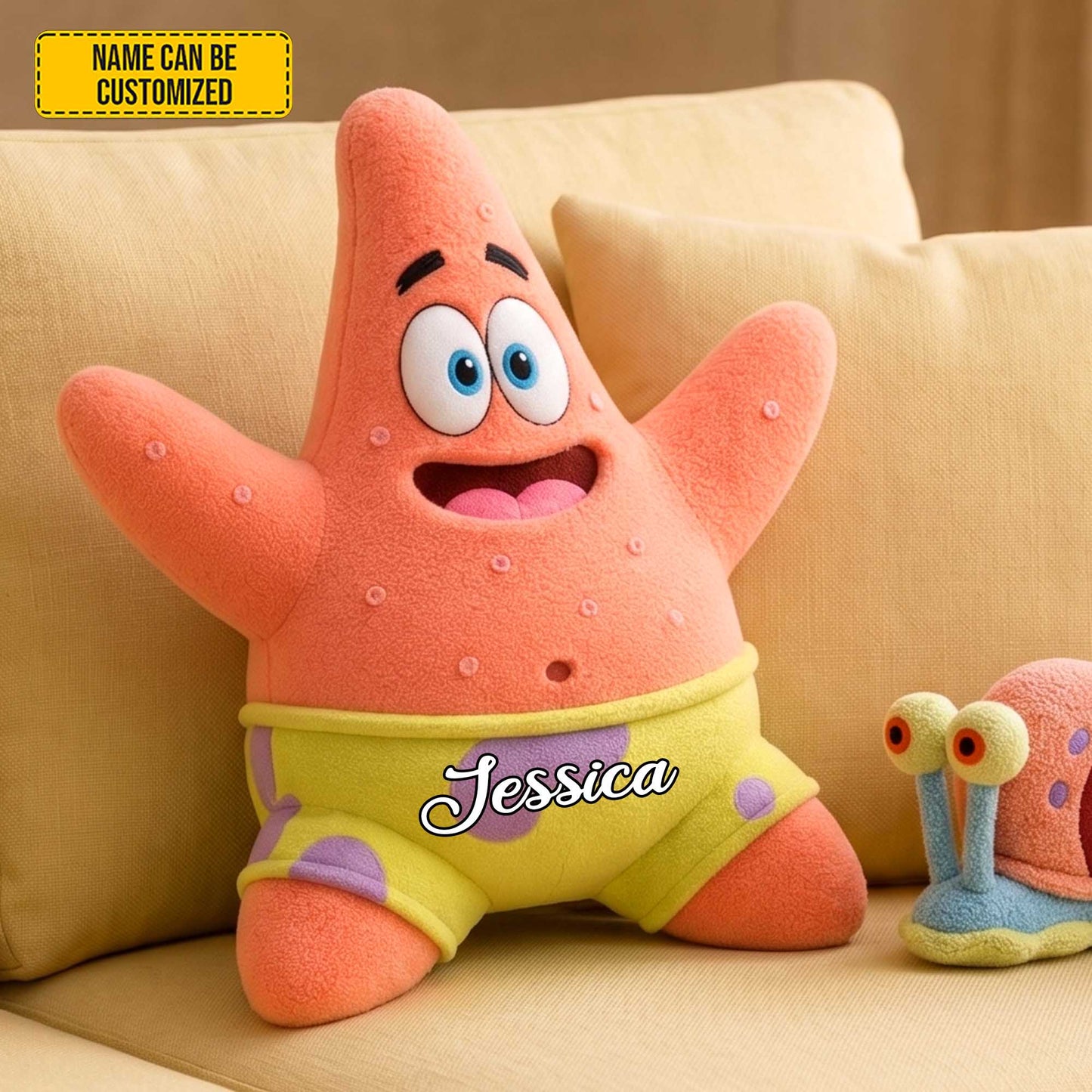 Personalized Cute Starfish Custom Shaped Pillow
