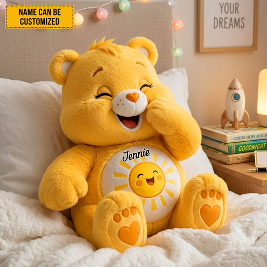 Personalized Smile Bear Pillow