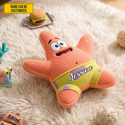 Personalized Cute Starfish Custom Shaped Pillow
