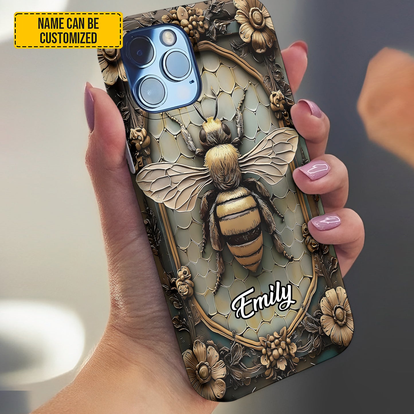 Personalized Bee-Inspired Phone Case
