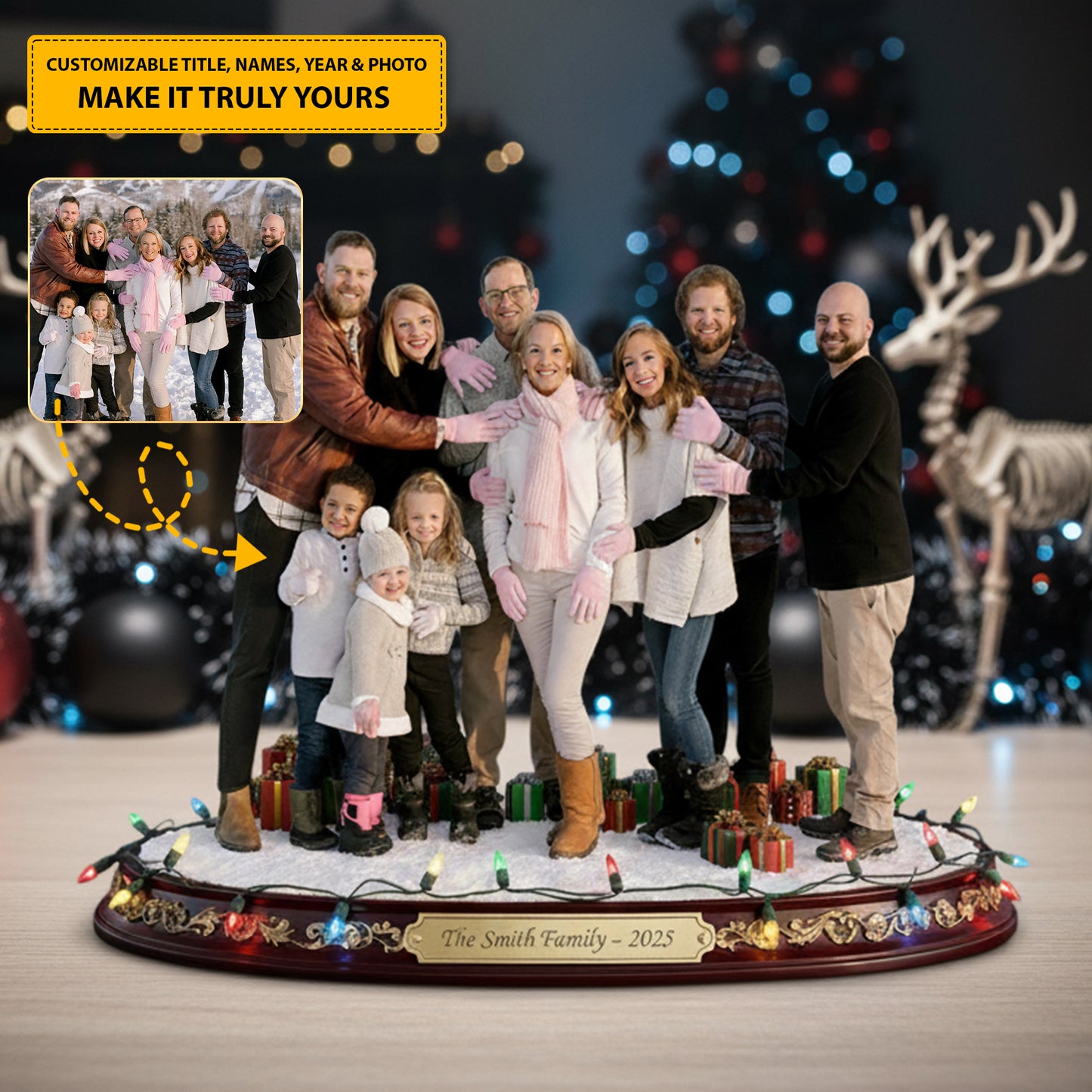 Family Moments – Personalized Christmas Acrylic Plaque