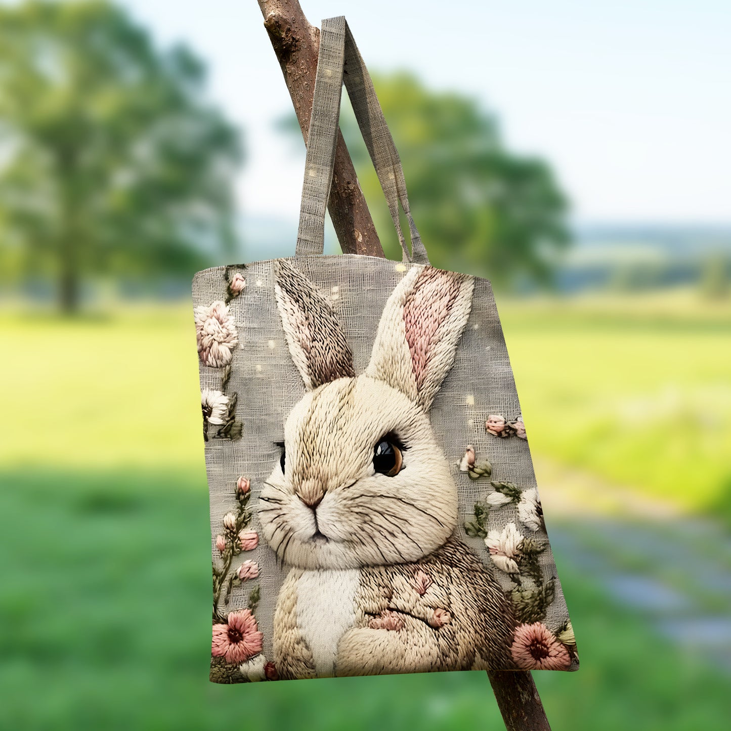 Cute Rabbit Tote Bag