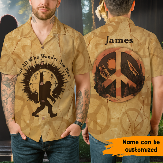 Wilderness Soul - Personalized Bigfoot Hawaiian Shirt