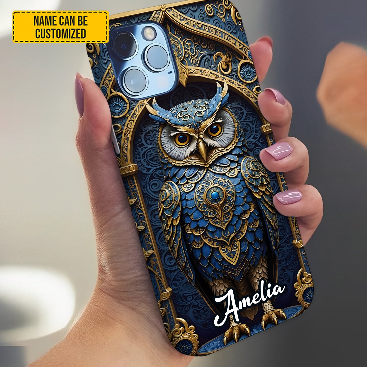Personalized Owl Wisdom Phone Case