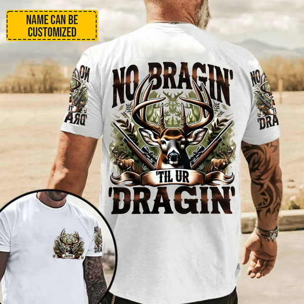 Personalized Deer Hunting All Over Print Shirt