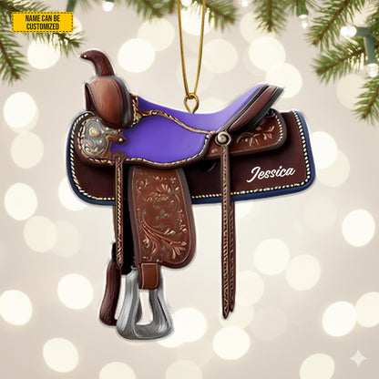 Western Horse  - Personalized Cowgirl Acrylic Ornament