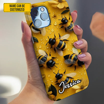 Personalized Bee Phone Case