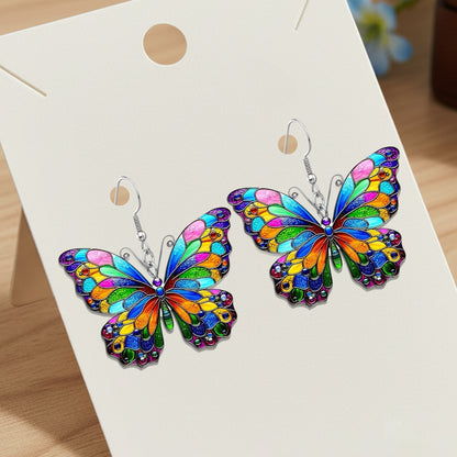Colorful Butterfly Earrings