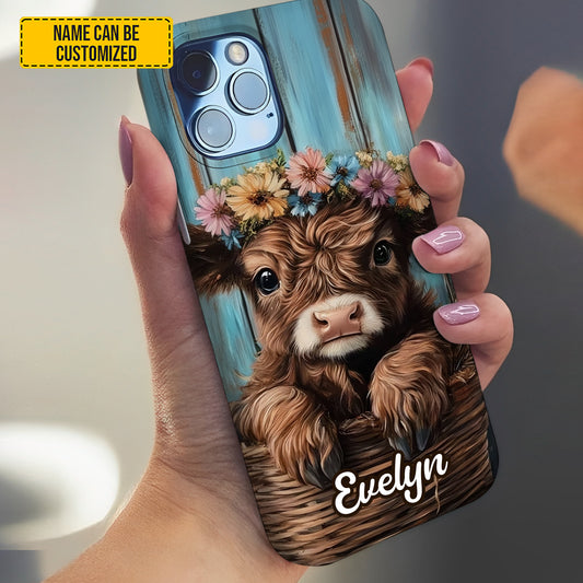 Highland Cow Cute - Personalized Phone Case