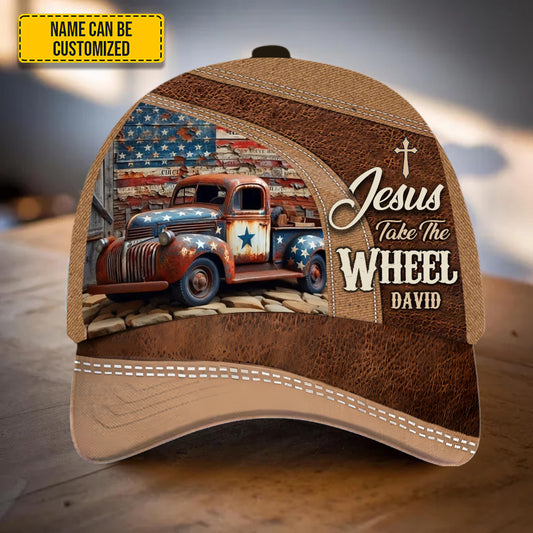 Jesus Take The Wheel - Personalized Classic Cap
