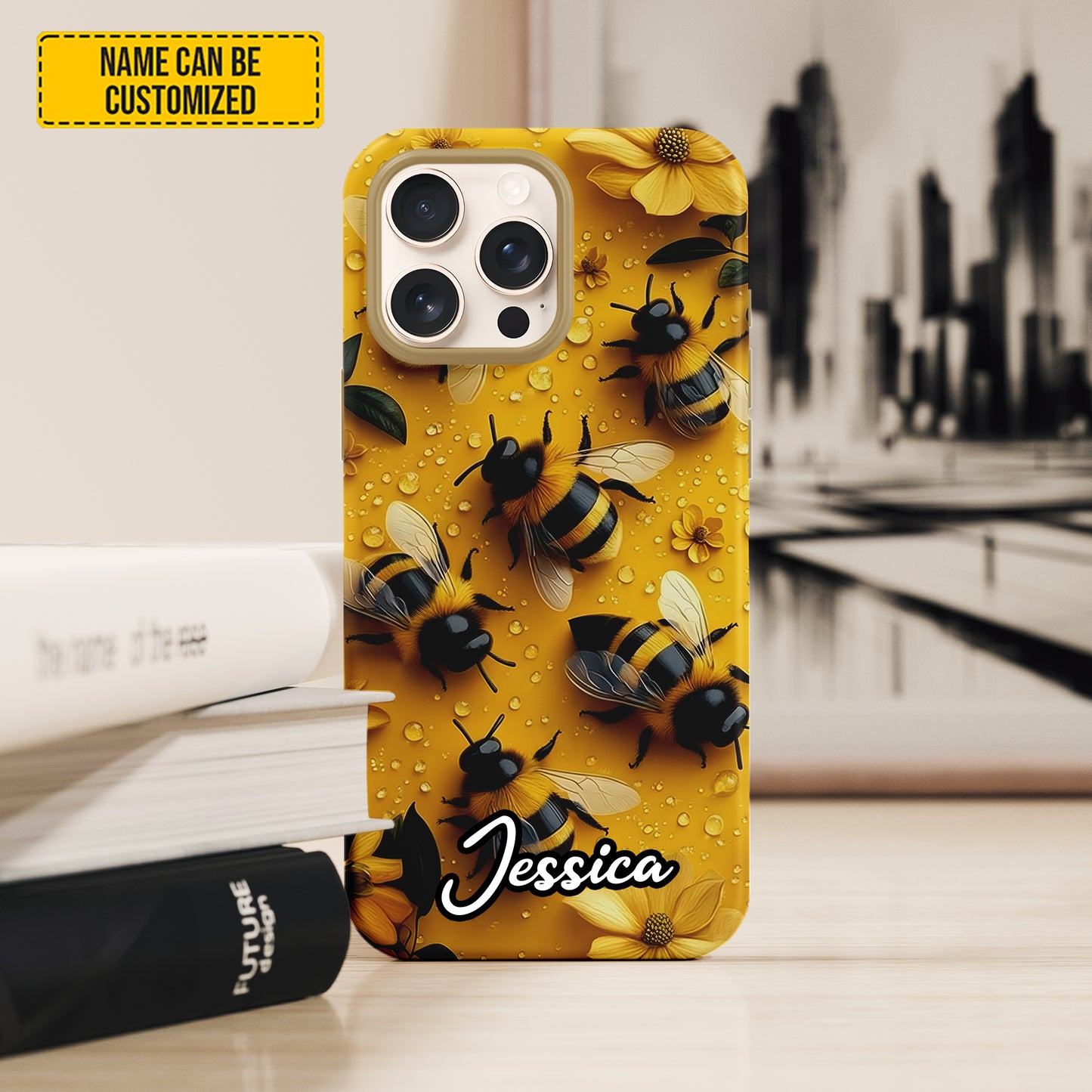 Personalized Bee Phone Case